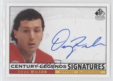 2020-21 SP Signature Edition Legends Century Signatures Doug Wilson Auto HOF 0c3