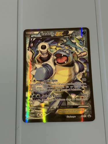 Pokémon TCG Blastoise EX XY122 Full Art Holo Black Star Promo NM