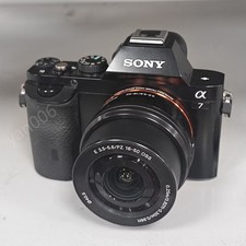 Sony Alpha A7 24.3MP Full Frame Mirrorless Digital Camera w/16-50mm Lens Black