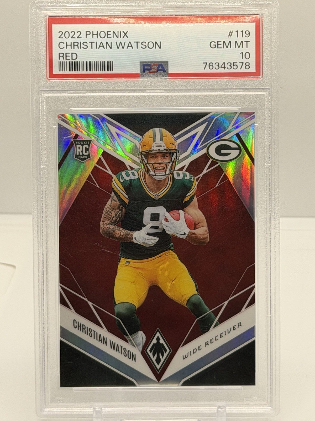 Christian Watson Panini Phoenix #119 Red