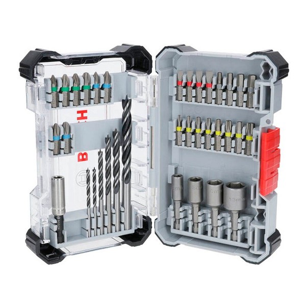 Aktion: Bosch Bohrer- Und Bit-Set Extra Hard And Pro Wood, 35-Teilig Mit...-image