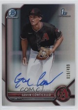 2022 Bowman Chrome Prospect Refractor 19/499 Gavin Conticello #CPA-GC Auto 01v6