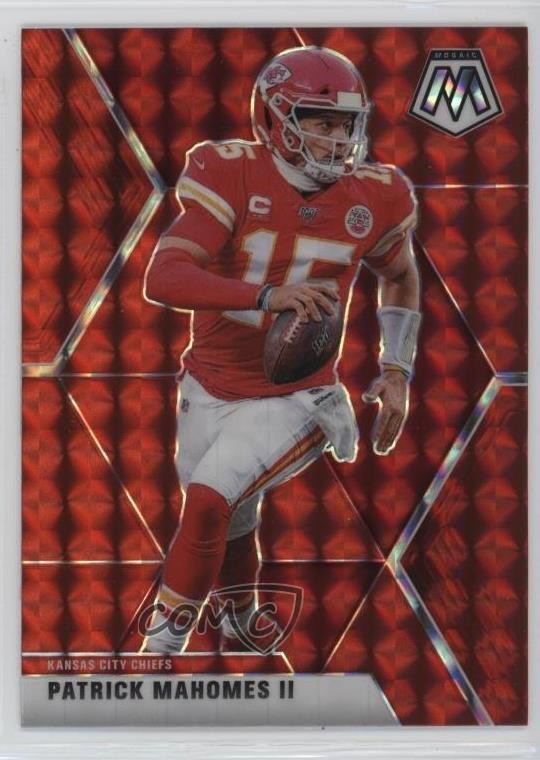 2020 Panini Mosaic Red Mosaic Prizm Patrick Mahomes II #1 1dm4