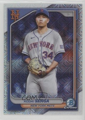 2024 Bowman Mega Box Chrome Mojo Refractor Kodai Senga #1 11gl