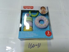 Fisher-Price Eat Dessert First Gift Set Baby Teether Rattle 3m Girl Multi