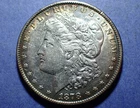 1878 7 TF Rev. of 79 Morgan Dollar  AU