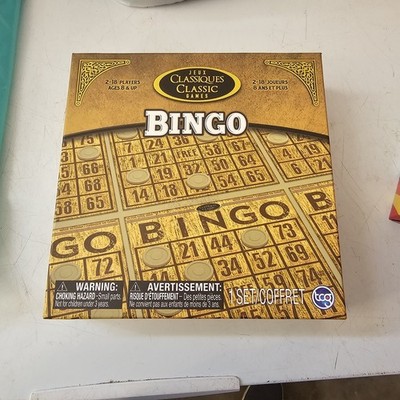 BINGO Classic Games  tcg 2 -18 players . ages 8 +