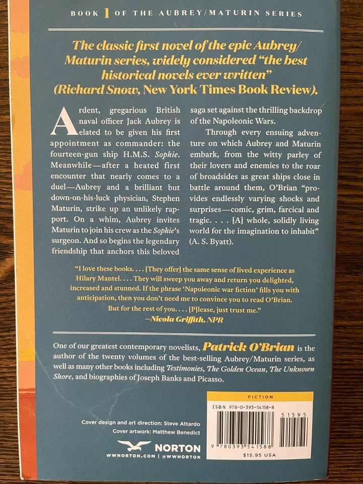 Master and Commander, Paperback by Patrick O'Brian : LN - Image 2 of 2