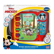VTech Disney Junior Mickey Mouse Funhouse Explore Learn Book Lights Sound Toy