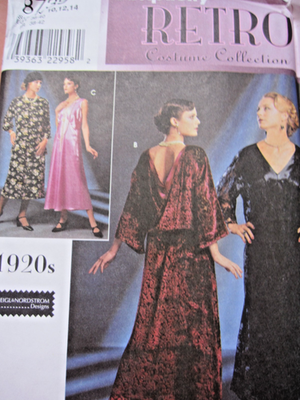 Simplicity #8739 MISSES RETRO 1920'S DRESS AND SLIP Uncut Sewing Pattern  10-14 | eBay