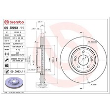 Brembo Bremsscheiben + Beläge vorne 51712J5000 | 963536