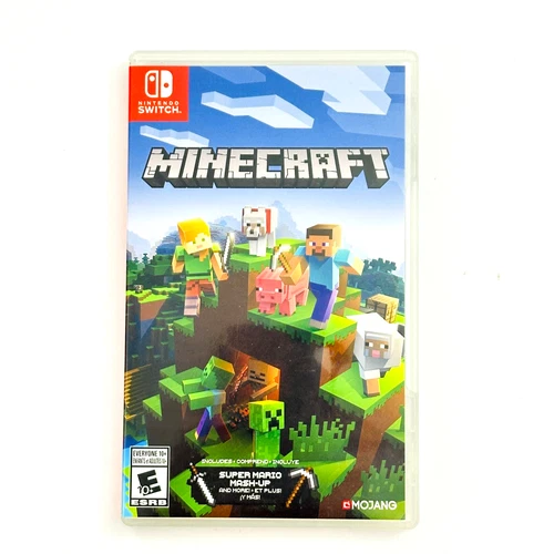 Replacement Case For Minecraft with Super Mario Mash-up for Nintendo Switch - product listing photo