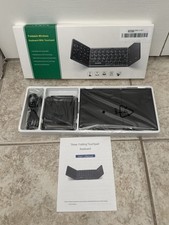 Samsers Foldable Bluetooth Keyboard with Touchpad, Portable Wireless Keyboard