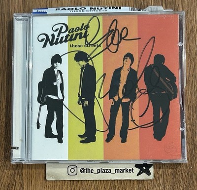 signed Paolo Nutini These Streets CD autographed New unplayed