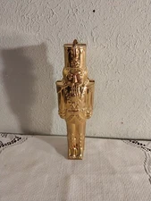 Vintage Department 56 Hinged Nutcracker Soldier Silver Plated Chrome 