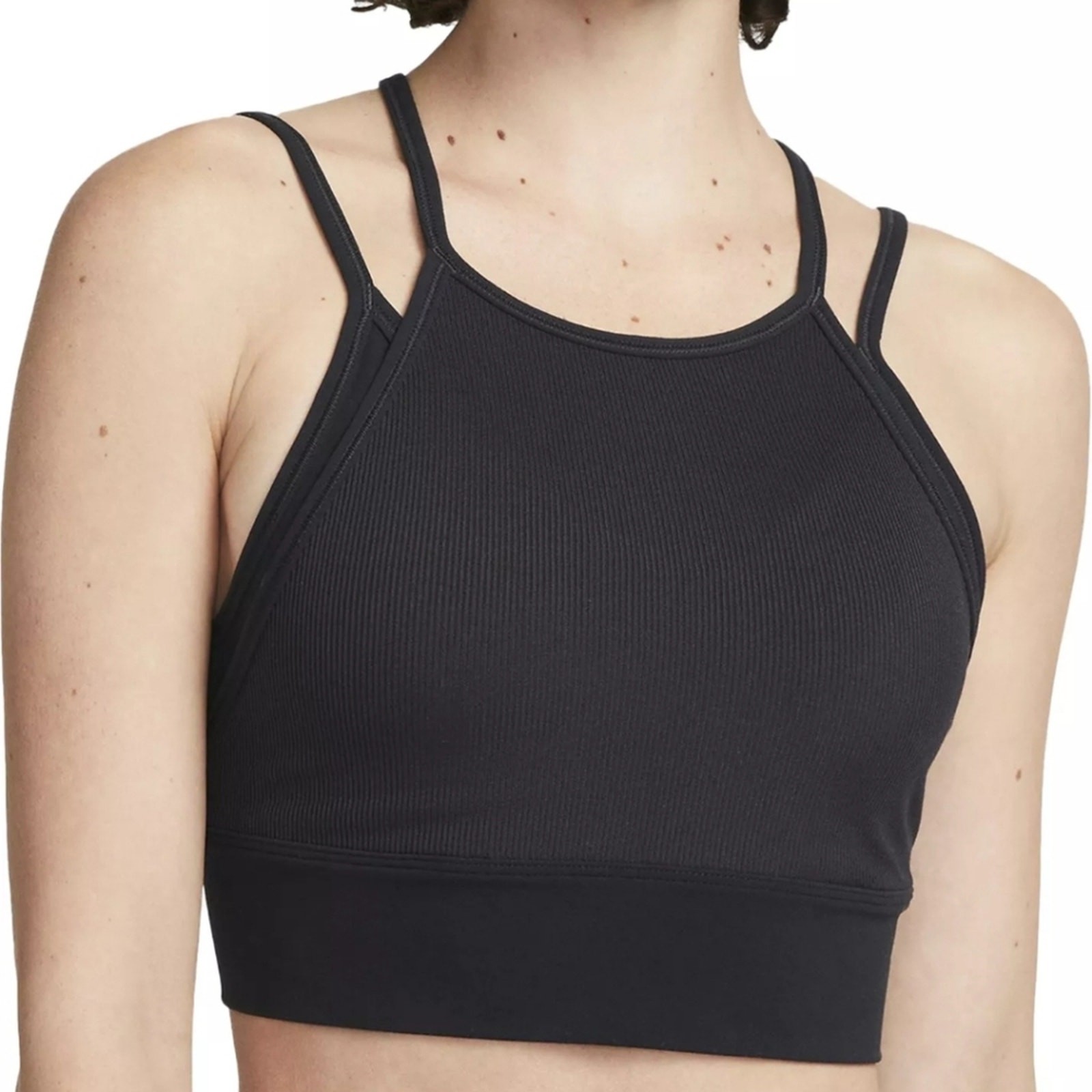 Nike indy black strappy light support bra Goth