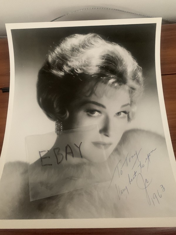 SIGNED Sexy Singer Jo Stafford 8x10 Photo 1963 You Belong To Me