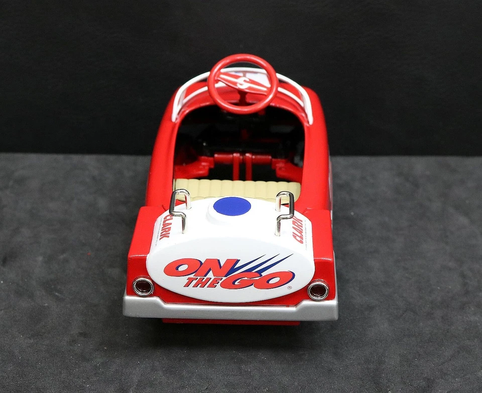 CROWN PREMIUMS RED CLARK 1948 BMC OIL TANKER PEDAL CARS DIE CAST BANK  NIB #809 - Image 2 of 4