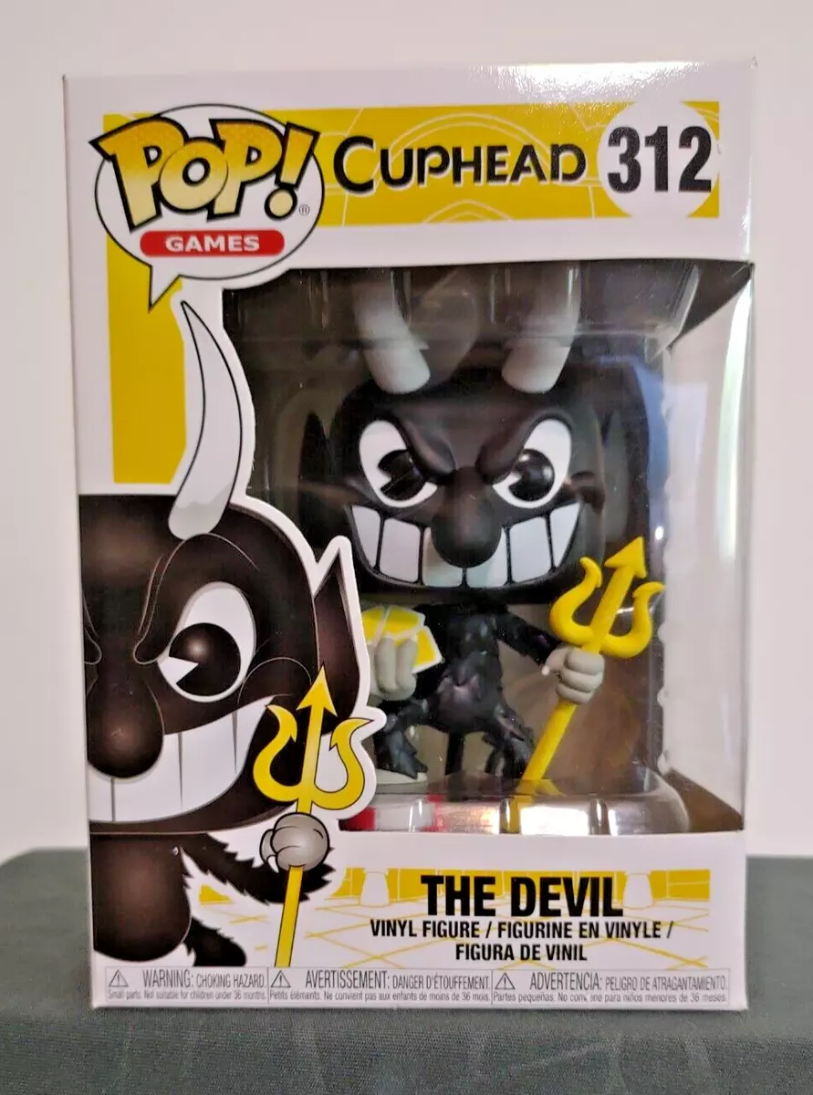  Funko Pop! Games: Cuphead - The Devil Collectible Figure : Toys  & Games