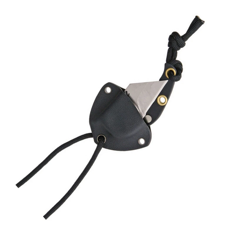 Cuchillo Carpeta Fred Perrin Le Shark 1.25" Hoja de Acero 440C Mango Inoxidable con Cable Foto 3 de 3