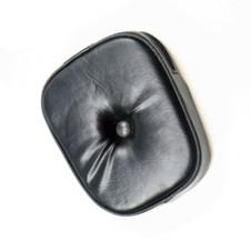 Rear Backrest Rest Pad Cushion For Harley Honda Kawasaki Suzuki Yamaha XR KL GSX