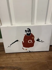 Vintage Canvas Artwork Arsenal Thierry Henry