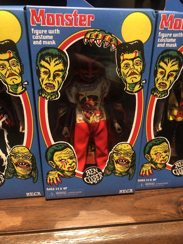 NECA Ben Cooper Disfraz Monstruo Niño Figuras Lote de 4 TOTALMENTE NUEVO Y SELLADO Foto 4 de 4