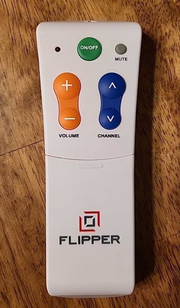 FLIPPER Big Button Universal TV Remote Control Simple Large Oversized Controls