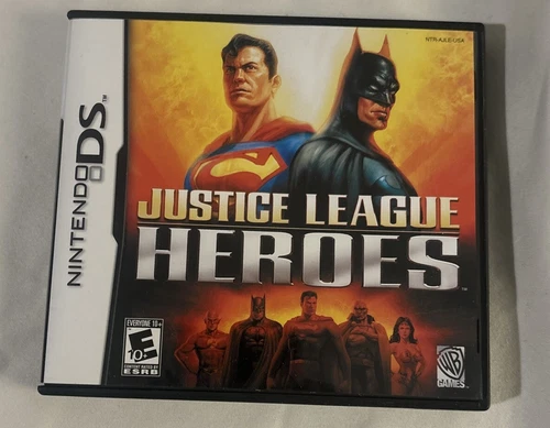 Justice League Heroes (Nintendo DS, 2006) - No Manual - Inserts Only - Tested