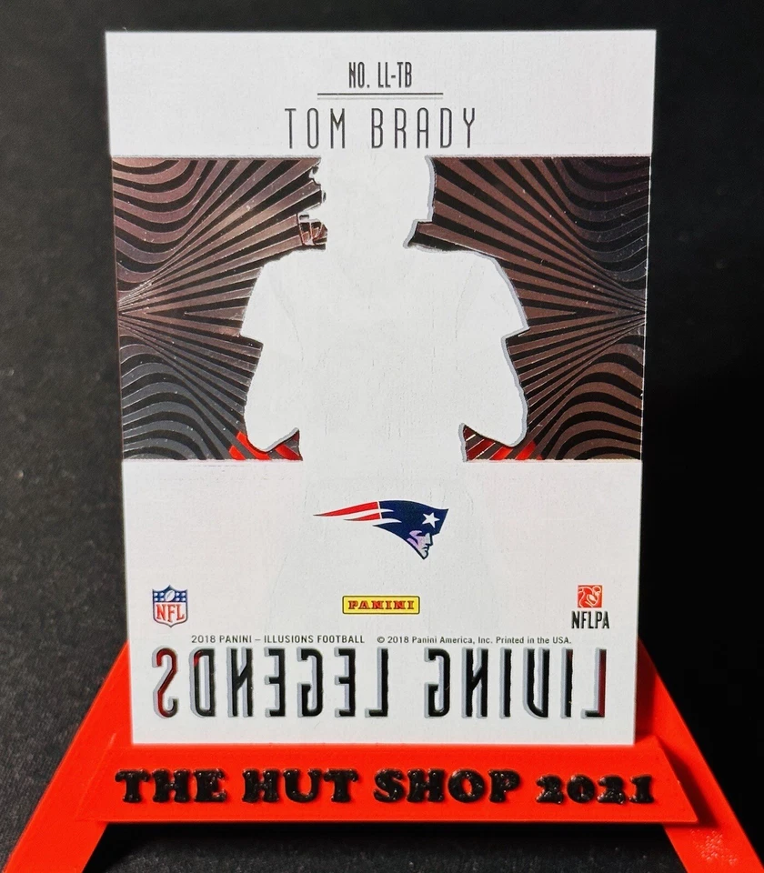 Tom Brady 2018 Panini Illusions Living Legends Black Prizm 6/25! Patriots #LL-TB - Image 2 of 4