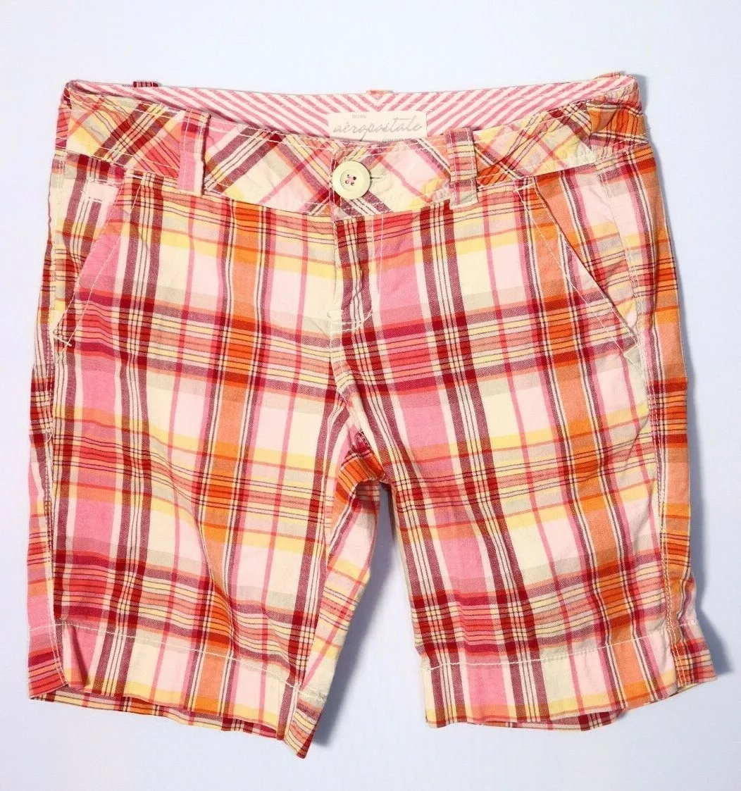Aeropostale hotsell plaid shorts