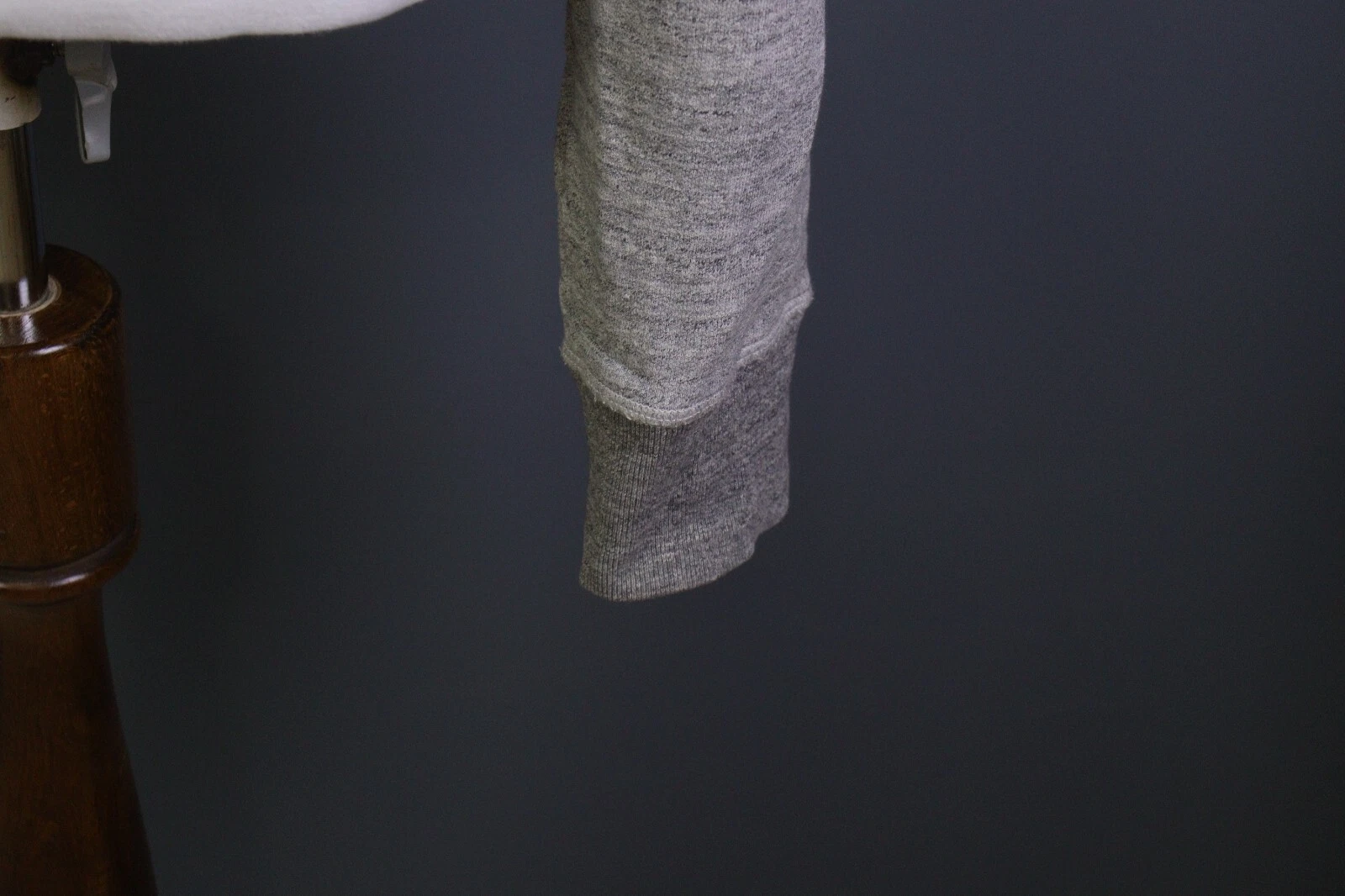 Felpa con cappuccio DSQUARED2 grigia tasca canguro manica lunga cotone taglia M