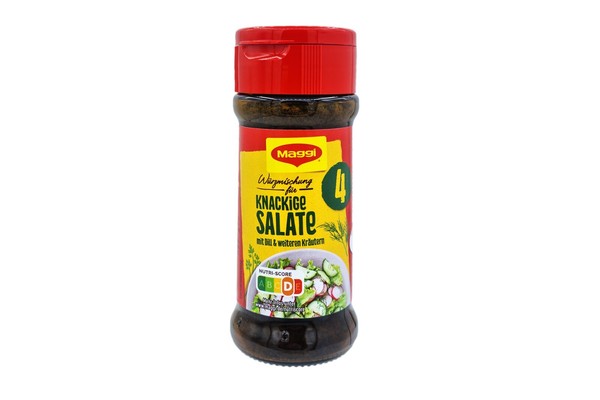 4x shakers Maggi mezcla de especias 🍴 Nº Mezcla de 4 especias condimentos para ensaladas crujientes