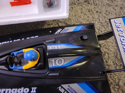Vintage Nikko Radio/Remote Control Jet Tornado 2 RC Boat 1:10 Scale + 1 Battery - Picture 9 of 24