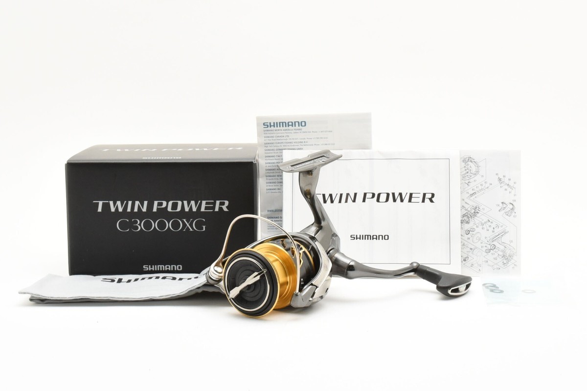 20 ツインパワー C3000XG (2020年モデル) Shimano 20 TWIN POWER C3000XG Spinning Reel Made in Japan | eBay