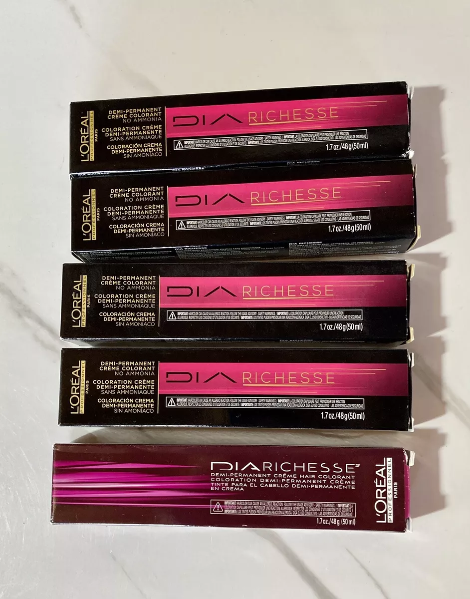 L'Oréal Dia Richesse Hair Color 1.7 oz Lot of 5 Diarichesse