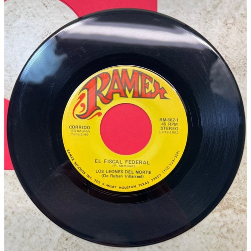Los Leones Del Norte El Fiscal Federal / Eres Mala 45 Latin Ramex 882 - Picture 4 of 6