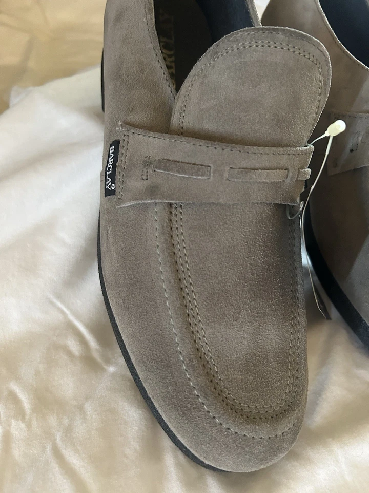 休闲麂皮绒复古乐福鞋 12 码 (巴克莱) — 第 3/4 张图片