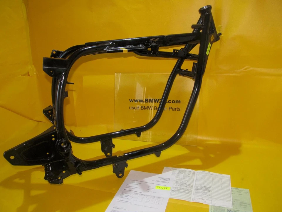 BMW R100 GS PD Rahmen Hauptrahmen mit Brief 1991 neu lackiert main frame - Bild 1 von 1
