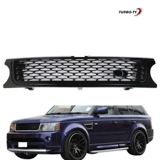 Mesh Front Grille Air Side Vents SET Black For 2010-2013 Range Rover Sport