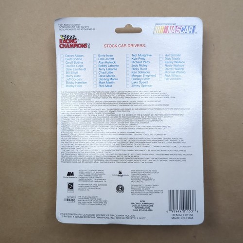 1:64th Scale Dale Jarrett Diecast Car By Racing Champions - Picture 2 of 12