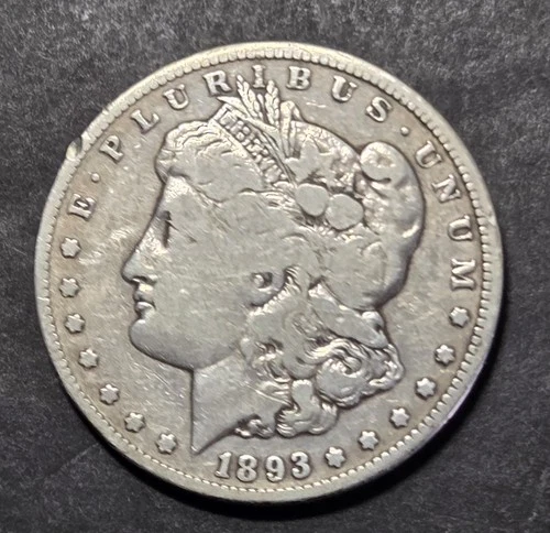 1893-CC Morgan Dollar, G-VG
