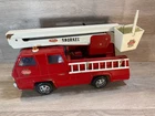 Vintage 70's Red Tonka Fire Truck Snorkel #13200 - w/ladder Pressed Steel
