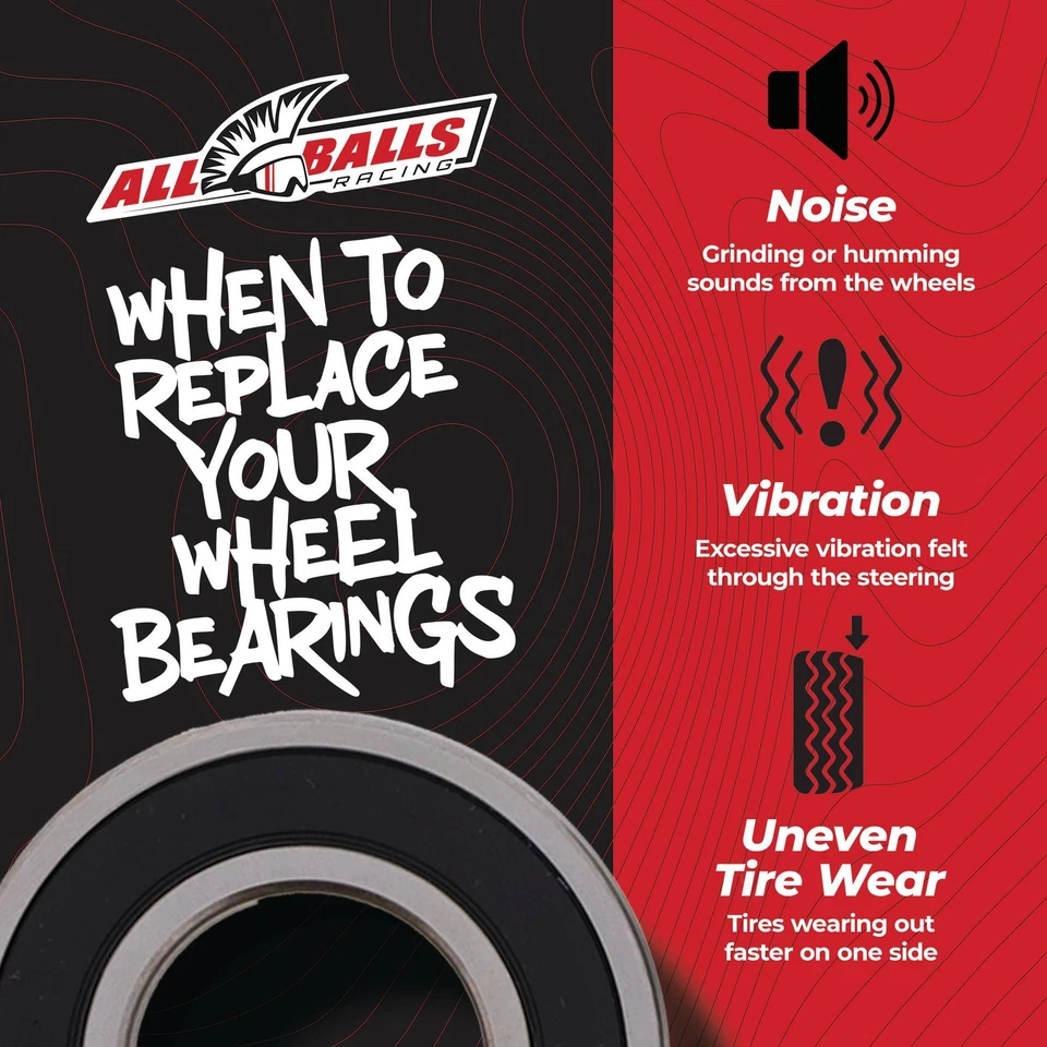 Wheel Bearing Kit Rear For Harley CVO Road Glide Ultra 2015-2016; 25-1692 Foto 3 de 4