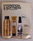 NEW~Redken All Soft Mini Kit ~Moisturizing Shampoo/Conditioner/Leave in Treatmen