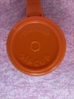 Vintage-Retro Set of 4 Tupperware Orange Measuring Cups & 5 Beige Spoons — photo 6