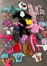 Barbie Clothes Bundle Fashionista Mattel Doll Clothes Bag Shoes