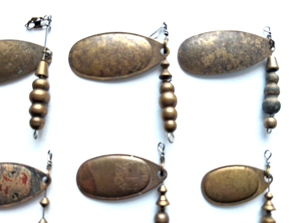 14 alte Spinner MEPPS AGLIA Größe 2 bis 5 zum neu beringen oder als Ersatzteile - Bild 4 von 4