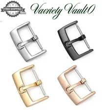 Stainless Steel Watch Buckle 12 14 16 18 20mm Substitute for Omega Watch Clasp
