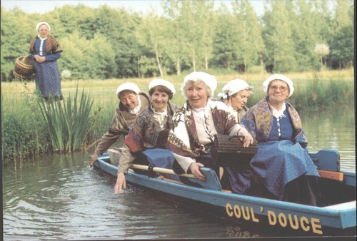 BERRY, VIAJE EN BARCO, Francia - POSTAL VINTAGE